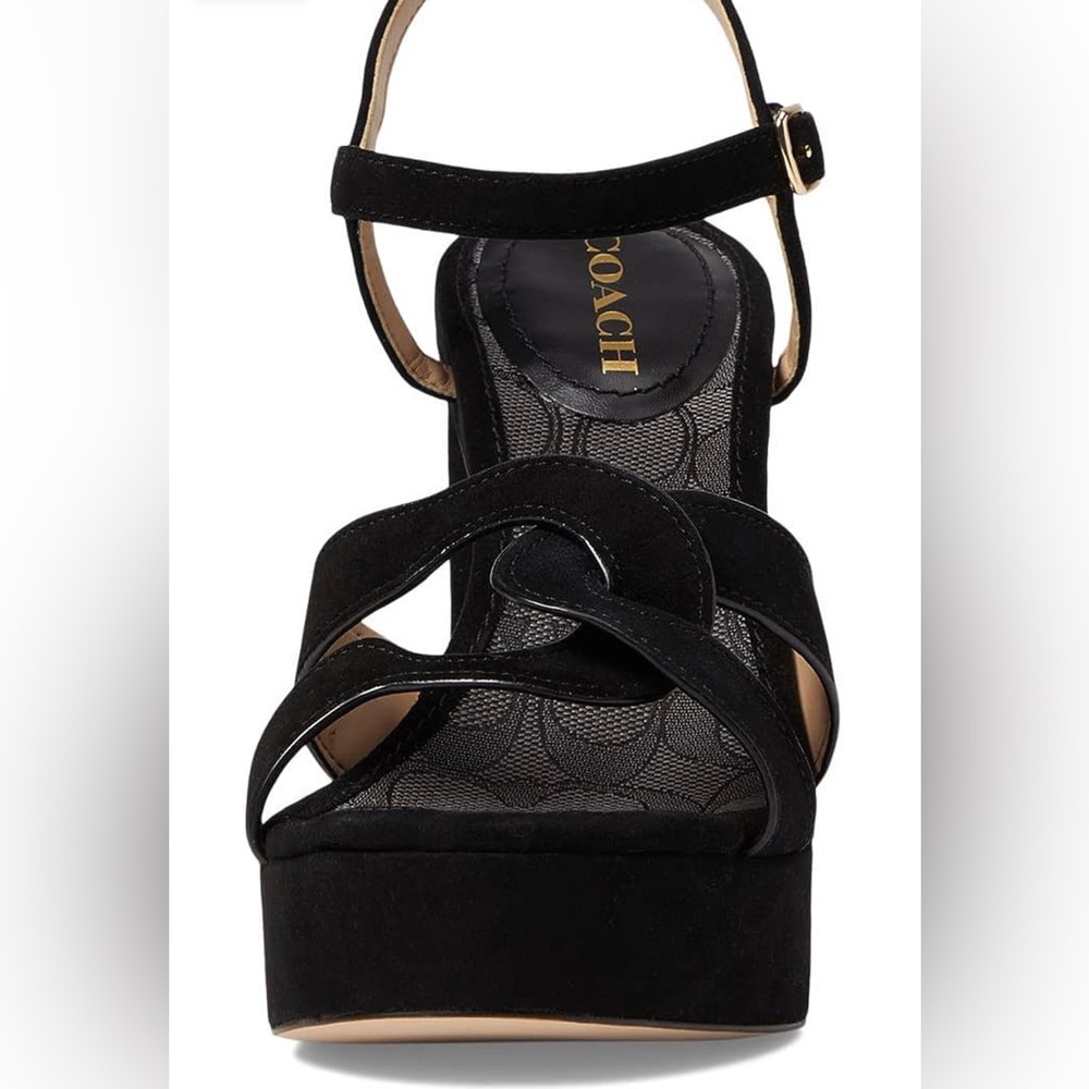 🖤🖤Coach Women's Talina Platform Dress Sandals Size 5 - Picture 6 of 9